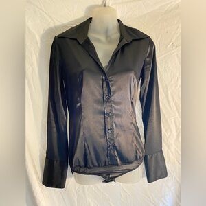 Etensive Sexy Black Body Suit small